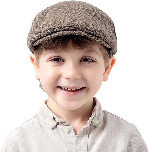 قبعة Jastore Kids Tweed Flat للأولاد قبعة موزع الصحف للأطفال الصغار قبعات Pageboy in Saudi Arabia