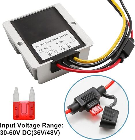 Converter Regulator 36V 48V Step Down to 12V 20A 240W (20A 12V) in Saudi Arabia