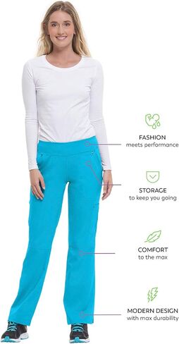 Healing Hands Womens Scrubs Pants 5 Pocket Purple Label 9133 Cargo Tori Women Yoga Pant Lightweight Soft Fabric in Saudi Arabia