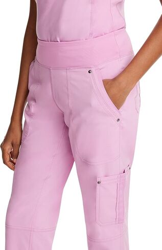Healing Hands Womens Scrubs Pants 5 Pocket Purple Label 9133 Cargo Tori Women Yoga Pant Lightweight Soft Fabric in Saudi Arabia