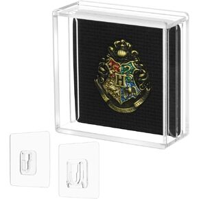 Acrylic Enamel Pin Display Case, Dustproof Pin Collection Display Box for Wall and Tabletop Display, Pin Collection Display, Pin Holder for Disney Pins, Pin Badge, Jewelry Pins, Military Medal (Clear)