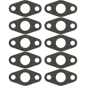 10Pcs Turbo Gasket, Turbo Oil Drain Return Gasket Excellent Sealing Paper High Toughness Oil Drain Gaskets for T3 T4 Turbocharger