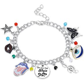 Music Bracelet Singer Fans Gifts Stainless Steel Sour Bracelets Jewelry For Women