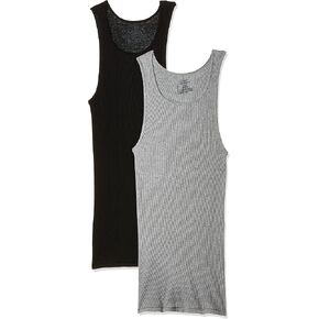 Hanes mens Cotton Tank Undershirts 2-Pack