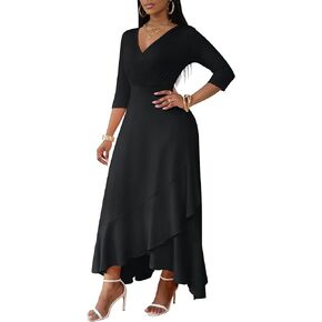 فساتين حفلات الكوكتيل الرسمية للسيدات من FANDEE، فستان حفلات الكنيسة برقبة على شكل حرف V لضيوف الزفاف in Kuwait