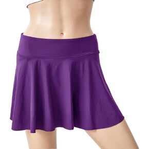 Swimwear Swim Skirt Solid High Waisted Bathing Suit Bikini Bottoms for Women