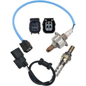 1 Pair Oxygen Sensors Replacement for 2015-2012 Honda Civic 1.8L, for ACURA 2013 2014 ILX Upstream and Downstream O2 Sensors 234-9119 234-4350