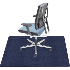 WEIDUOYI Office Chair Mat for Hardwood Floor Office Home Floor Protector mat Chairmats Anti-Slip Washable Noise Reduction Protect Floors from Scratches,Navy blue(47"x35" Rectangle) in Saudi Arabia