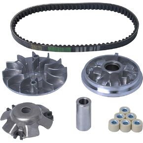 مجموعات متغيرة كاملة متوافقة مع محرك GY6 125cc/150cc 152QMI/157QMJ مع حزام 743-20-30، مجموعة لأجزاء أداء سكوتر رباعي الأشواط ATV وGokart 150cc