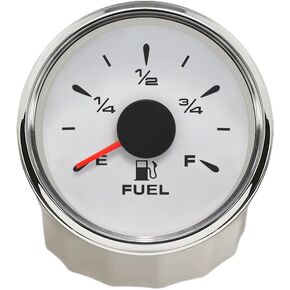 ELING Fuel Level Gauge Meter 0-190ohm 240-33ohm Signal 2" with 8 Backlights