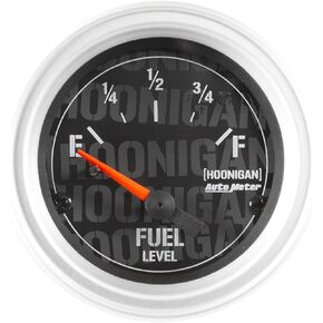 AutoMeter 4316-09000 Gauge, Fuel Level, 2 1/16", 240Ωe to 33Ωf, Elec, Hoonigan