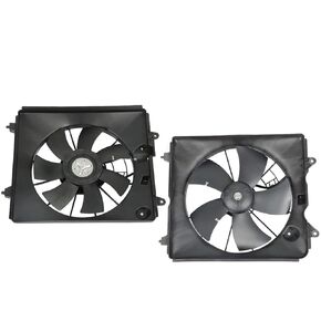 labwork Set of 2 A/C Radiator Cooling Fan Replacement for 2007-2009 Honda CRV 2.4L L4