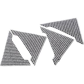 Car Door Corner Edge Guards Kit Anti-Scratch Bling Door Edge Door Corner Bumper Protector Sticker Flannel Bling Rhinestone White