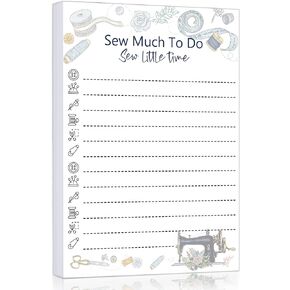 150 Sheets Sewing to Do List Notepad Checklist Quilting Cute Handy Notepad to Do List Pad for Quilters Sewing Lovers Daily Checklist Gifts for Women Sewers Seamstresses Work Supplies 4.1 x 5.7 Inch