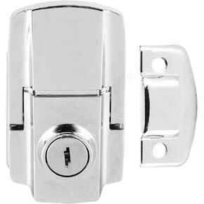 Motorcycle Rear Trunk Lock Anti‑Theft with 2 Keys Modification Accessories Fit for Big Sheep Replacement Iron Trunk Lock Motorcycle Modification Parts