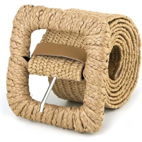 SeptCity Woven Belts for Women, Wide Women Belts for Dresses and Jeans, Boho Stretchy Ladies Belts Gift for Christmas