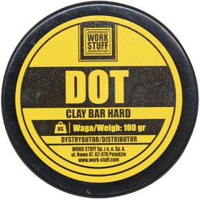 DOT Aggressive Clay Bar - Heavy-Duty Contaminant Removal for Smooth and Clean Car Surfaces