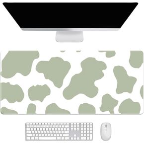 Silver Glitter Desk Mat, Desk Accessory, Cute Workspace, Trendy Workspace, Trendy, 35.4x15.7in Large Gaming Mouse Pad, Cute Desk Topper, Pretty Desk Pad