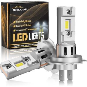 2024 Newest H4/9003/HB2 LED Bulbs, Hi and Low Beam, 30000LM 1000% Brightness, 6500K Cool White, 150W with Cooling Fan, Plug-N-Play, 1:1 Mini Size, h4 led Fog Light Bulbs, Pack of 2