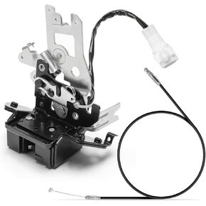 A-Premium Trunk Lid Latch Lock Actuator with Cable Compatible with Toyota Sequoia 2001 2002 2003 2004 2005 2006 2007 Sport Utility - Rear Tailgate Trunk Latch, Replace# 3723034030, 693010C010, 931-861
