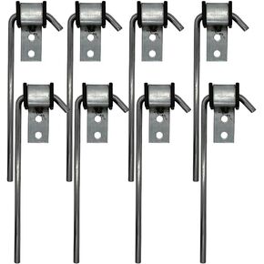 8 Pcs Heavy Duty Exhaust Hanger Rod Weld on -Universal Use Exhaust Hanger - 3/8" Rod 10" Long