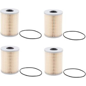 MIU802421 Fuel Water Separator Filter Replace 7029012 7020012 SN25127 FYD00002532 WF10369 Compatible with John Deere 1570 1580 3032E 3038E 3046R 4044R 4052R 7400A 7700A 8000A 8700A Bobcat(Pack of 4)