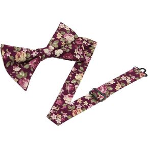 Floral Bowtie for Men and Kid - Pretied Bow Tie