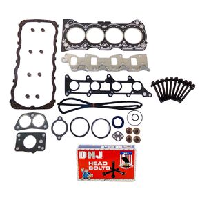 DNJ HGB525 Cylinder Head Gasket set with Head Bolt Kit for 1989-1995 Geo Tracker 1.6L 1588cc 98cid L4 SOHC