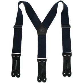 Welch Work Suspenders, 2 Inch Webbing, Y-back Style, Made in USA
