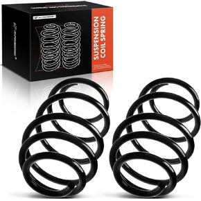 A-Premium 2Pcs Rear Suspension Coil Spring Set Compatible with Jeep Liberty 2002 2003 2004 2005 2006 2007, Driver and Passenger Side, Replace# 52088696AB, K52088696AB