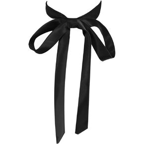 Bow Ties for Women Self Tie Satin Ribbon Bow Ties for Uniform Cosplay Womens Accessory