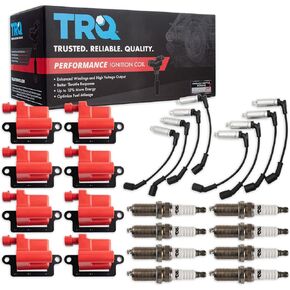 TRQ TKA06296 TRQ Performance Ignition Coils Wires & Spark Plugs Kit