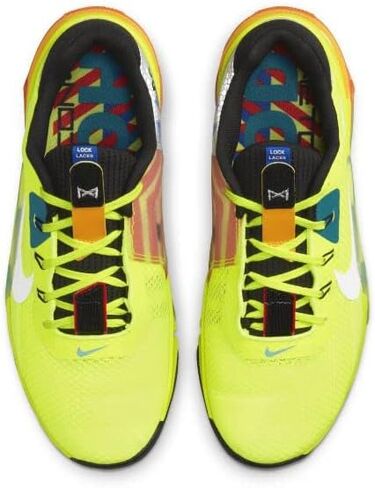 حذاء Metcon للرجال من Nike 7 AMP Volt/RED/Blue/Orange DH3382 703 KC (نظام_قياس_الأحذية_الأمريكي، للبالغين، للرجال، رقمي، متوسط، رقمي_11_نقطة_5) in Saudi Arabia