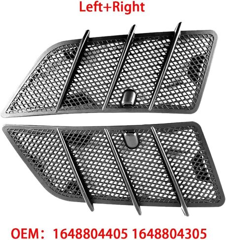 1648804405 1648804305 غطاء محرك السيارة الأمامي تنفيس الهواء غطاء مصبغة لمرسيدس بنز W164 X164 ML350 GL450 2008 2009 2010 2011 in Kuwait