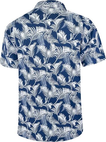 Hawaiian Shirts for Men Summer Casual Button Down Floral Shirts Men's Short Sleeve Aloha Beach Shirt in Saudi Arabia