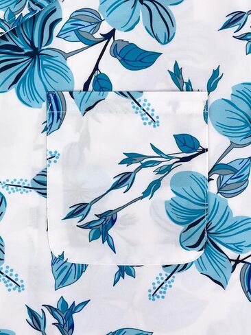 Hawaiian Shirts for Men Summer Casual Button Down Floral Shirts Men's Short Sleeve Aloha Beach Shirt in Saudi Arabia