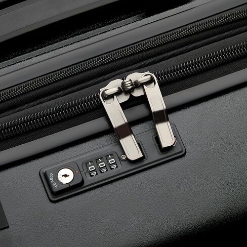 Jeep JH002B Hardside Expandable Luggage with Spinner Wheels (Black, Checked-Large 28 Inch) in Saudi Arabia