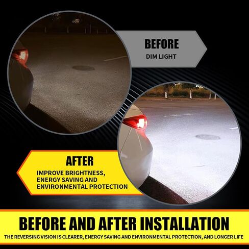 2 PCS Car Illumination Lights, T15 Reverse Light, High Power Decoding 2835 15-SMD Chipsets Bulbs, Super Bright LED Bulb, Extremely Super Bright, Universal Car Bulbs Replacement (White Light) in Saudi Arabia