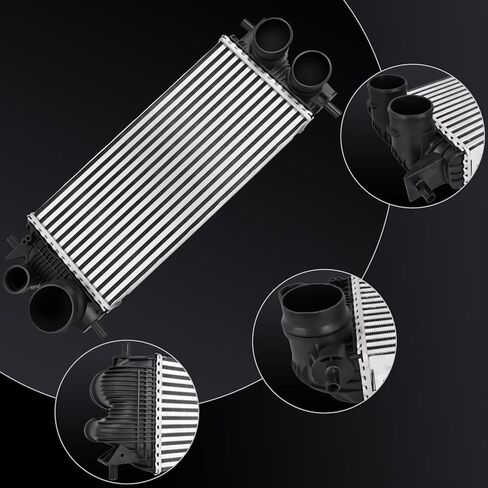 FO3012115 Air Cooled Turbo Intercooler Compatible with F-o-r-d F-150 Expedition 2015-2021 Lin-coln Navigator 2018-2021 18073 FL3Z6K775A FL3Z6K775B in Kuwait