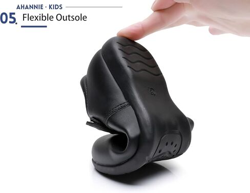 أحذية ماري جين للزي المدرسي للفتيات فستان أسود مسطح (طفل صغير/طفل صغير) in Kuwait