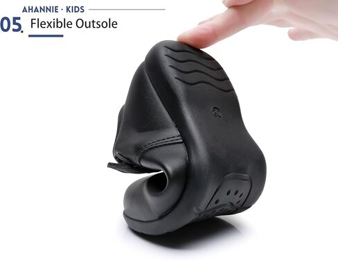 أحذية ماري جين للزي المدرسي للفتيات فستان أسود مسطح (طفل صغير/طفل صغير) in Kuwait