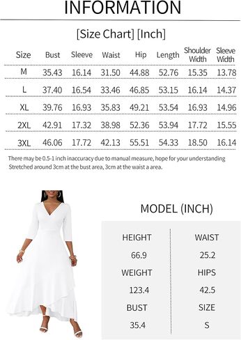 FANDEE Women's Formal Cocktail Dresses Wrap V Neck Church Party Dress for Wedding Guest in Saudi Arabia