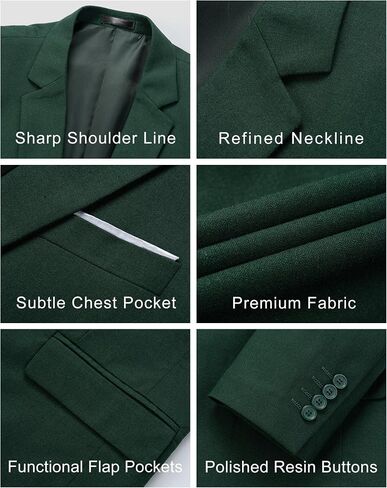 MY'S Men's Slim Fit One Button Linen Suit Blazer, Casual Sports Jacket, Lightweight Business Daily Coat. in Saudi Arabia