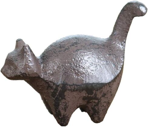 Cast Iron Paperweight Garden Home Office Desk Decor Collection Animal Figurine (Cat) in Saudi Arabia