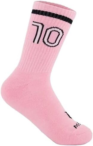 Boys Crew Socks, 6-Pack Athletic Socks, Soft & Stretchy for a Comfortable Fit, White in Saudi Arabia