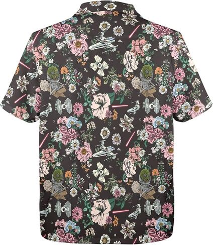 HUGLAZY Hawaiians Shirt for Men Short Sleeves Button Down Beach Shirt Summer Men Party Outfit in Saudi Arabia