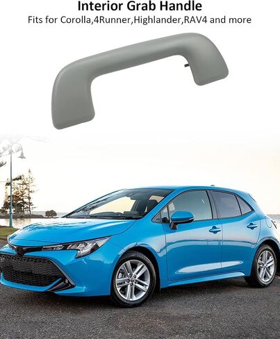 مقبض حمل داخلي يناسب طراز تويوتا كورولا 4 رانر هايلاندر RAV4 والمزيد، مقبض مساعد للقبضة بدون نوع خطاف، لون رمادي in Saudi Arabia