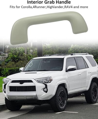 مقبض حمل داخلي يناسب طراز تويوتا كورولا 4 رانر هايلاندر RAV4 والمزيد، مقبض مساعد للقبضة بدون نوع خطاف، لون رمادي in Saudi Arabia