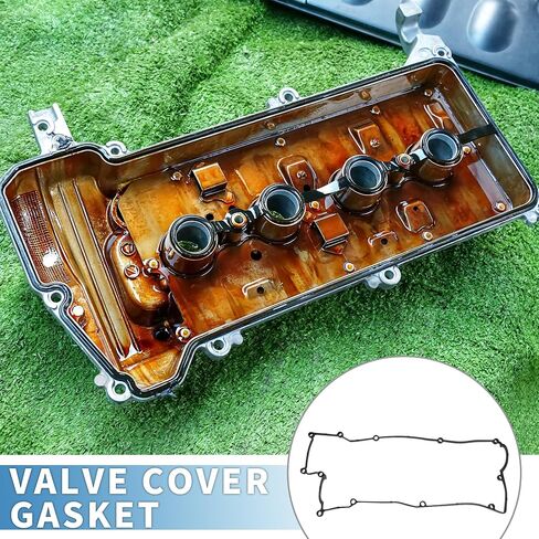 Valve Cover Gasket No.2244126801 with Spark Plug Seal Cylinder Head Valve Seal Gasket for KIA Rio Rio5 2006-2011 1.6L for Hyundai Accent 2006-2011 Black Rocker Cover Gasket in Saudi Arabia
