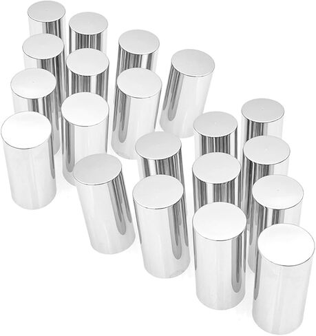 Lug Nut Covers 20pcs,33 mm Chrome Lug Nut Covers for Semi Trucks Axle Cover Screw-on ABS Wheel Axle Nut Complete Waterproof (Threaded) in Saudi Arabia